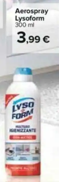 Carrefour Aerospray Lysoform 300ml offerta