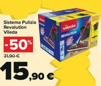 Carrefour Vileda Sistema Pulizia Revolution offerta
