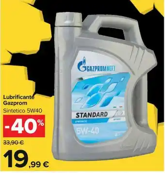 Lubrificante Gazprom Sintetico 5W40