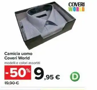 Carrefour Camicia Uomo Coveri World offerta