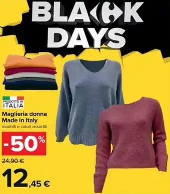 Maglieria Donna Made in Italy