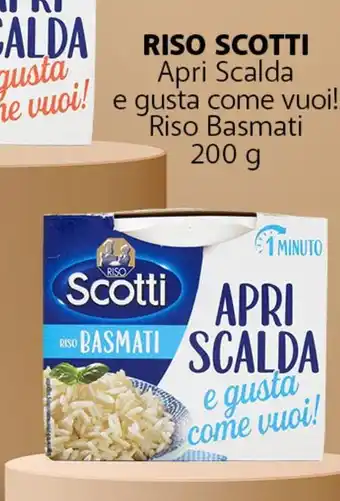 Famila Superstore RISO SCOTTI Apri Scalda e gusta come vuoi! Riso Basmati offerta