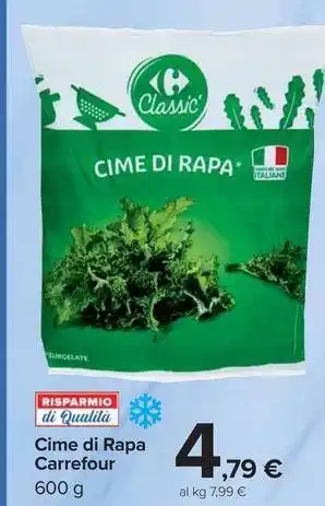 Carrefour Market Cime di Rapa Carrefour offerta