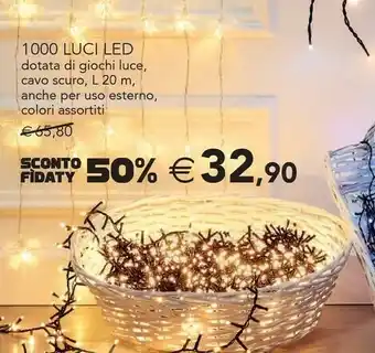 Esselunga 1000 luci led offerta