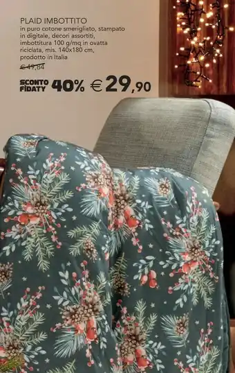 Esselunga Plaid imbottito offerta