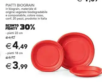 Esselunga Piatti biograin offerta