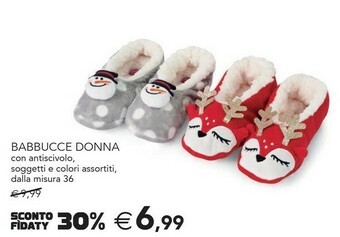 Esselunga Pantofole offerta