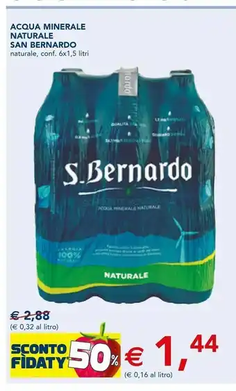 Esselunga Dolomiti esselunga - acqua minerale naturale frizzante offerta