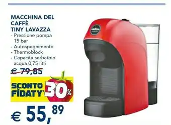 Esselunga Macchina del caffè tiny offerta