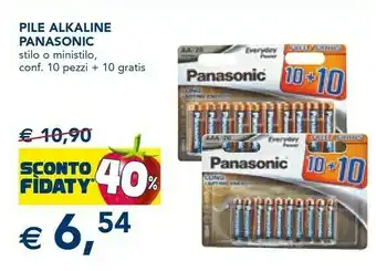 Esselunga Pile alkaline offerta