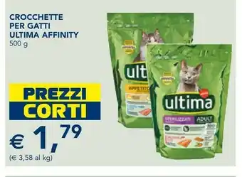 Esselunga Crocchette per gatti affinity offerta