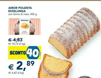 Esselunga Amor polenta esselunga con farina di mais offerta