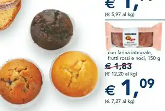 Esselunga Esselunga muffin con farina integrale offerta