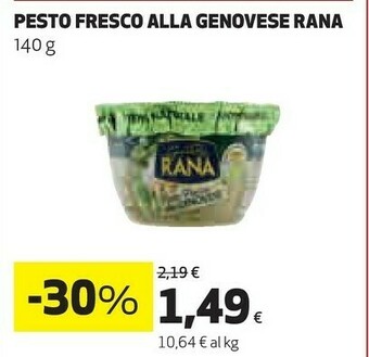 Coop Pesto fresco di noci 140 g(ml) offerta