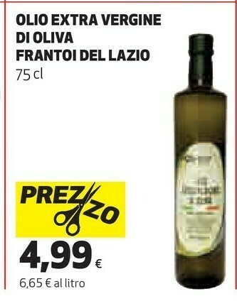 Coop Olio extravergine di oliva offerta