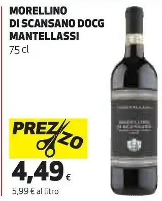 Coop Mantellassi - morellino di scansano 750 g(ml) offerta