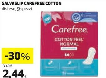 Coop Cotton feel salviettine detergenti 56 pezzo(i) offerta