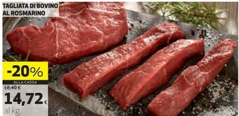 Coop Tagliata di bovino al rosmarino offerta