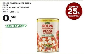 Coop Coop polpa finissima per pizza offerta