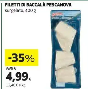 Coop Filetti di baccala 400 g offerta