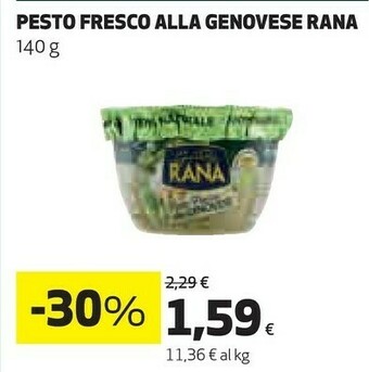 Coop Pesto fresco di noci 140 g(ml) offerta