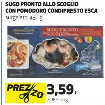 Coop Sugo pronto allo scoglio 450 g offerta