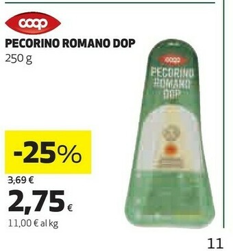 Coop Coop - pecorino romano 250 g(ml) offerta