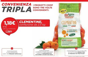 Coop Coop clementine offerta
