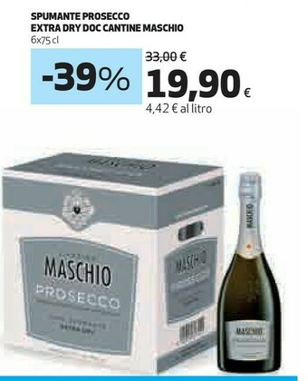 Coop Spumante prosecco extra dry offerta