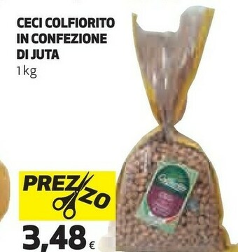 Ipercoop Ceci in confezione di juta offerta