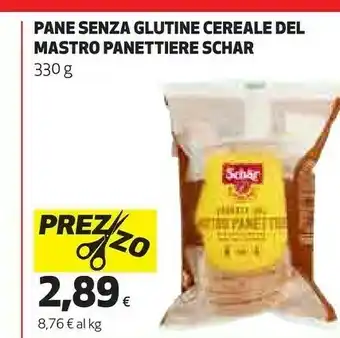 Ipercoop Pane senza glutine cereale del mastro panettiere offerta