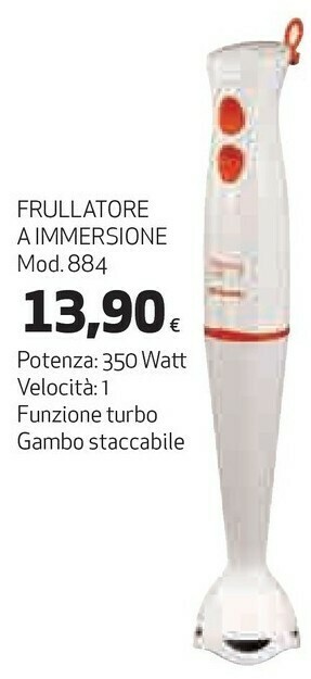 Ipercoop Frullatore a immersione mod 884 offerta
