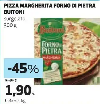 Ipercoop Pizza margherita forno di pietra offerta