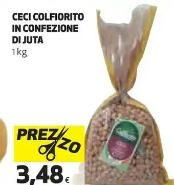 Ipercoop Ceci in confezione di juta offerta