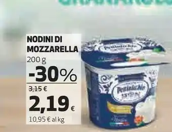 Ipercoop Nodini di mozzarella offerta
