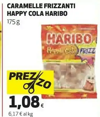 Ipercoop Caramelle frizzanti happy cola offerta