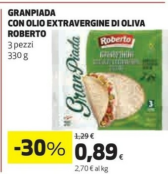 Ipercoop Roberto con olio extravergine di oliva offerta