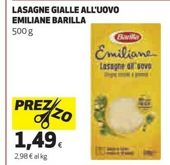 Ipercoop Pasta all'uovo offerta