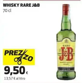 Ipercoop J&b rare 0.7l blended whisky scotland offerta