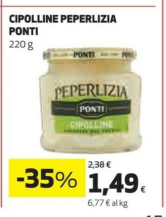 Ipercoop Cipolline peperlizia offerta