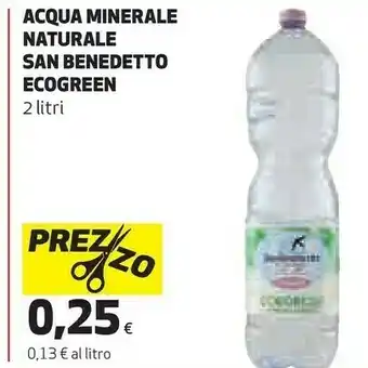 Ipercoop Acqua minerale naturale ecogreen offerta
