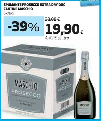 Ipercoop Spumante prosecco extra dry doc offerta