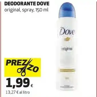 Ipercoop Original donna deodorante spray 150 ml offerta