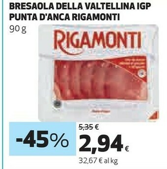 Coop Bresaola della valtellina igp punta d'anca offerta