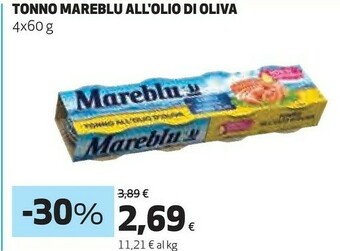 Coop Tonno all'olio di oliva offerta