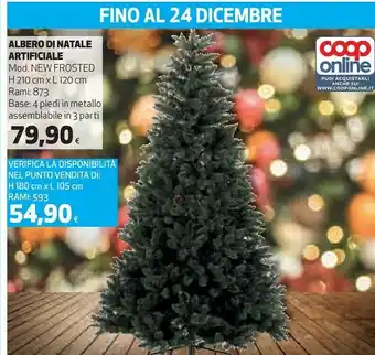 Ipercoop Albero di natale artificale offerta