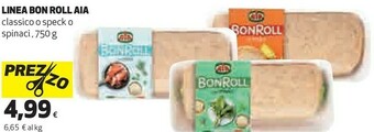 Coop Bon roll con spinaci 750 g(ml) offerta
