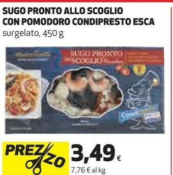 Coop Sugo pronto allo scoglio con pomodoro offerta