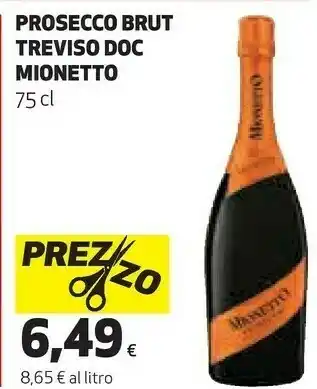 Coop Prosecco brut treviso doc offerta