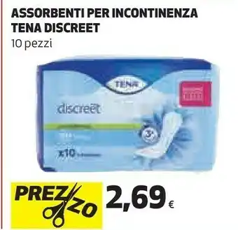 Coop Discrett assorbenti per incontinenza offerta